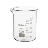 7PCS/Set Low Form Glass Beaker 5ml-250ml Borosilicate Measuring Lab Glassware