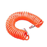 6m Coil Air Compressor Hose Recoil Hose 5mm x 8mm PU with Nitto Style Fittings