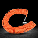 6m Coil Air Compressor Hose Recoil Hose 5mm x 8mm PU with Nitto Style Fittings
