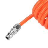 6m Coil Air Compressor Hose Recoil Hose 5mm x 8mm PU with Nitto Style Fittings
