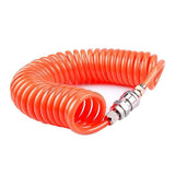6m Coil Air Compressor Hose Recoil Hose 5mm x 8mm PU with Nitto Style Fittings