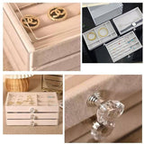 3Tier Acrylic Jewelry Organizer Box Display Drawer Case Earring Necklace Storage