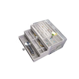 3Tier Acrylic Jewelry Organizer Box Display Drawer Case Earring Necklace Storage