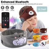 Kids Bluetooth Headband Headphone Earphone Wireless Sleeping Music Headwear Cute