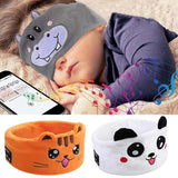 Kids Bluetooth Headband Headphone Earphone Wireless Sleeping Music Headwear Cute
