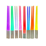 Chopsticks Light Up LED Glowing Light Saber Chop Sticks Reusable Lightup Gifts