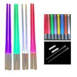 Chopsticks Light Up LED Glowing Light Saber Chop Sticks Reusable Lightup Gifts