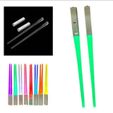 Chopsticks Light Up LED Glowing Light Saber Chop Sticks Reusable Lightup Gifts