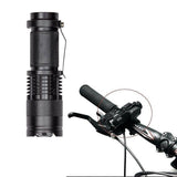 5/10x Mini Q5 LED Flashlight Torch Adjustable Focus Zoom Light Lamp 1200LM