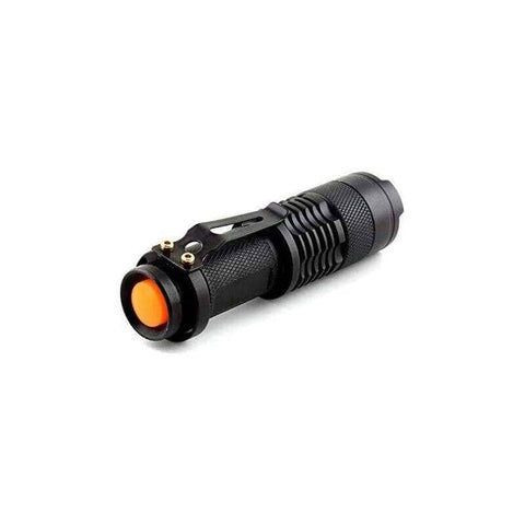 5/10x Mini Q5 LED Flashlight Torch Adjustable Focus Zoom Light Lamp 1200LM