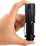 5/10x Mini Q5 LED Flashlight Torch Adjustable Focus Zoom Light Lamp 1200LM