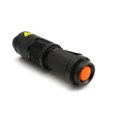 5/10x Mini Q5 LED Flashlight Torch Adjustable Focus Zoom Light Lamp 1200LM