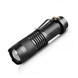 5/10x Mini Q5 LED Flashlight Torch Adjustable Focus Zoom Light Lamp 1200LM