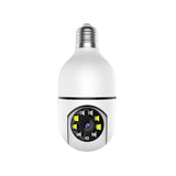 360� Panoramic WiFi IR IP E27 Light Bulb Camera HD Night Smart Home A6