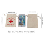 10x Rustic Muslin Hangover Recovery Bags for Hens & Engagement Parties