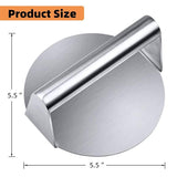 Burger Press Meat Smasher Hamburger Steak No-Rust for Griddle Accessory BBQ Home
