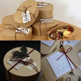 92M Leather Beading String Buckskin Rope Braid Gift Box Decoration  Stock