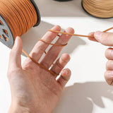 92M Leather Beading String Buckskin Rope Braid Gift Box Decoration  Stock