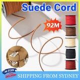 92M Leather Beading String Buckskin Rope Braid Gift Box Decoration  Stock