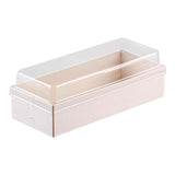 100X Camulon Disposable Wooden Cake Boxes with Clear Display Window