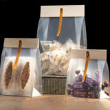 100pcs Clear Frosted Plastic Food Seal Bags: Exquisite Packaging