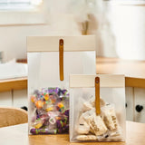 100pcs Clear Frosted Plastic Food Seal Bags: Exquisite Packaging