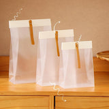 100pcs Clear Frosted Plastic Food Seal Bags: Exquisite Packaging
