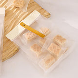 100pcs Clear Frosted Plastic Food Seal Bags: Exquisite Packaging