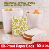 1000PCS Oil-proof Takeaway Paper Bags for Premium Takeout Supply