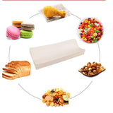 1000PCS Oil-Proof Large Paper Bags (31x13x5CM) for Bakery & Food