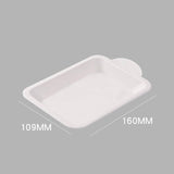 500x Heavy Duty Disposable Party Dinner Plates Square Plate Bowl Catering Eco Friendly Plastic Disposable Plates