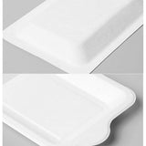 500x Heavy Duty Disposable Party Dinner Plates Square Plate Bowl Catering Eco Friendly Plastic Disposable Plates