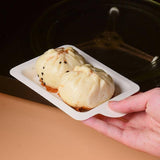 500x Heavy Duty Disposable Party Dinner Plates Square Plate Bowl Catering Eco Friendly Plastic Disposable Plates