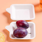 500x Heavy Duty Disposable Party Dinner Plates Square Plate Bowl Catering Eco Friendly Plastic Disposable Plates
