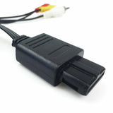 2x RCA AV Audio Video Composite Cable Cord  SUPER SNES GAMECUBE GC NINTENDO N64