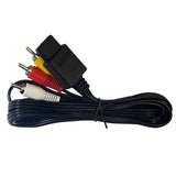 2x RCA AV Audio Video Composite Cable Cord  SUPER SNES GAMECUBE GC NINTENDO N64