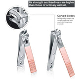 7PCS Manicure Pedicure Set Stainless Nail Clippers Kit Cuticle Grooming Case AU