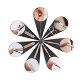 7PCS Manicure Pedicure Set Stainless Nail Clippers Kit Cuticle Grooming Case AU