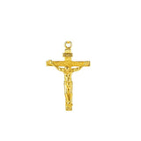 Men Stainless Steel Gold Silver Black Jesus Crucifix Pendant Chain Necklace