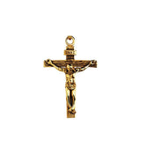 Men Stainless Steel Gold Silver Black Jesus Crucifix Pendant Chain Necklace