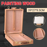 Portable Folding Easel Art Drawing Painting Wood Table Desktop Box Board