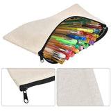 10x Canvas Zipper Pouches Makeup & DIY Craft Cases
