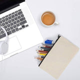 10x Canvas Zipper Pouches Makeup & DIY Craft Cases