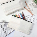 10x Canvas Zipper Pouches Makeup & DIY Craft Cases
