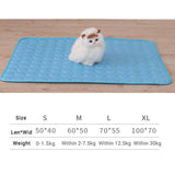 Pet Cool Gel Mat Dog Cat Bed Non-Toxic Breathable Summer Pad 5 Sizes Dog Pad AU