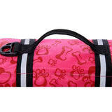 Dog Life Jacket Pet Safety Vest Swimming Boating Float Aid Buoyancy Lifesaver L
