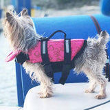 Dog Life Jacket Pet Safety Vest Swimming Boating Float Aid Buoyancy Lifesaver L