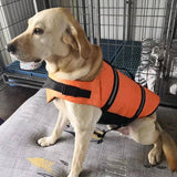 Dog Life Jacket Pet Safety Vest Swimming Boating Float Aid Buoyancy Lifesaver L