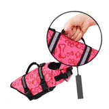 Dog Life Jacket Pet Safety Vest Swimming Boating Float Aid Buoyancy Lifesaver L