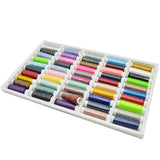 50 Rolls Polyester Colors Sewing Thread Box Kit Set For DIY Sewing Machine Home